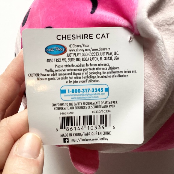 NWT Disney Tsum Tsum Alice in Wonderland Cheshire Cat 8” Plush Stuffed Animal - Picture 6 of 8